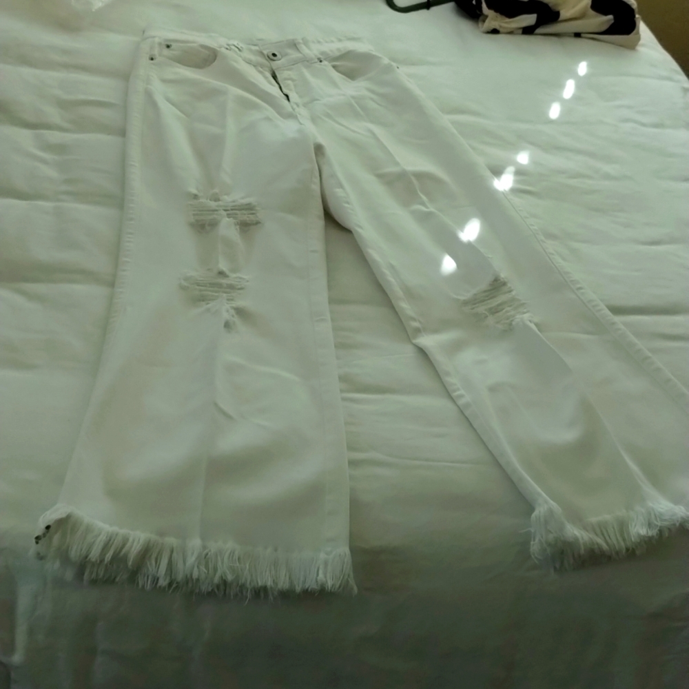 INC denim White jean size 4